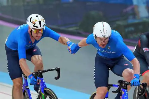 Viviani e Consonni ad un passo dalla leggenda: è comunque argento nella Madison