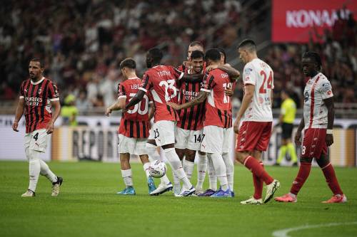 Il Milan batte 3-1 il Monza e vince il Trofeo Silvio Berlusconi