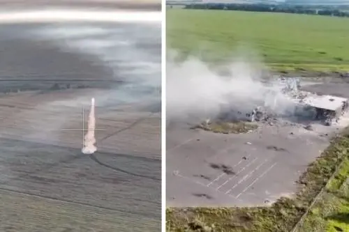 Bombardamenti, assalti e attacchi missilistici: le prime immagini dell'incursione ucraina nel Kursk