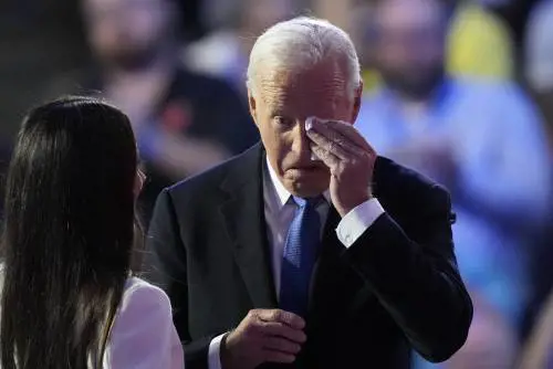 Biden, lacrime e orgoglio. "Vi ho dato il mio meglio"