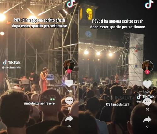 I fischi per il ritardo, poi gli applausi: Arisa interrompe il concerto per soccorrere un fan