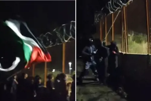 Recinzioni sradicate e botti di disturbo: il "campeggio studentesco" assalta i cantieri Tav