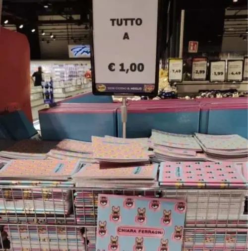 Il crollo dell’impero Ferragni: i quaderni dell’influencer svenduti a 1 euro
