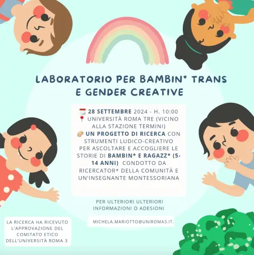 "Esperimento sulla pelle dei bimbi". Raccolte 35mila firme contro il laboratorio trans a Roma Tre