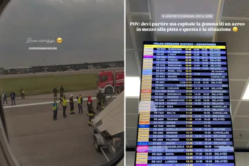 Scoppiano gli pneumatici all'aereo, danni alla pista. Caos a Orio al Serio, stop a tutti i voli per 12 ore