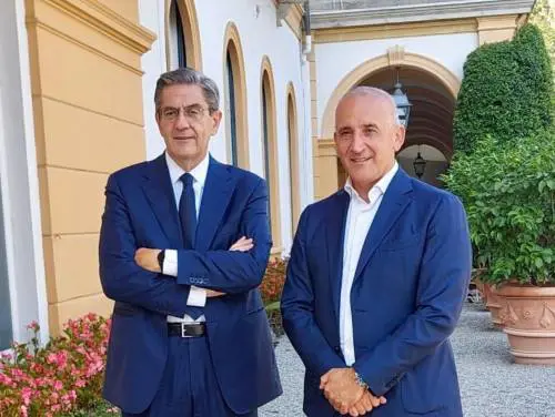 Da sinistra Roberto Tasca, Presidente A2A, e Renato Mazzoncini, ammnistratore delegato A2A