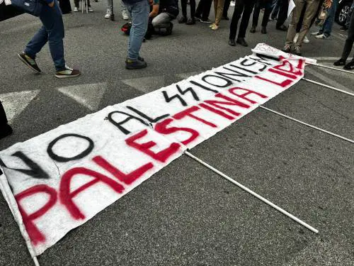 La manifestazione pro-Pal a Udine