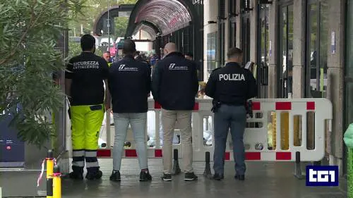 Screenshot del Tg1 sull’aggressione di Verona