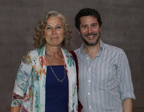 Francesco Spano con Giovanna Melandri