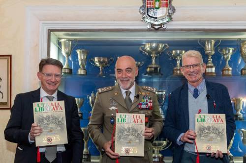 Il Generale di Corpo d’Armata Carmine Masiello con il Professor Roberto Balzani e il Professor Gastone Breccia