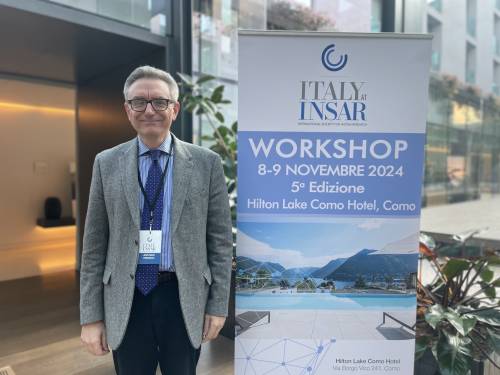 Il Prof. Antonio Persico, Global Senior Leader dell’INSAR e ordinario all’Università degli Studi di Modena e Reggio Emilia