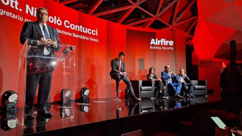 Niccolò Contucci segretario generale Fondazione Bambino Gesù, durante il suo intervento nel panel: “CAR-T: una speranza per il futuro”