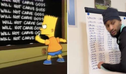 Offende gli avversari: il suo club lo condanna alla pena «Bart Simpson»