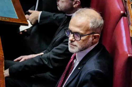 Ruffini in una cerimonia alla Camera dei Deputati 