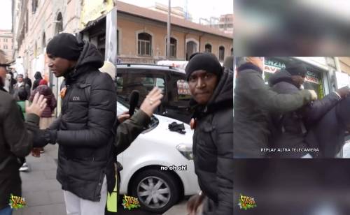 Merce rubata venduta al mercatino abusivo, aggrediti Jimmy Ghione e il cameramen di Striscia la Notizia