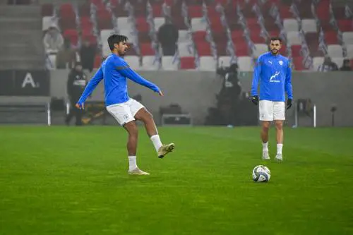La nazionale israeliana con i kit di gara Puma, immagini di repertorio