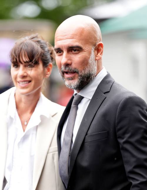 Pep Guardiola e Cristina Serra, le foto più belle