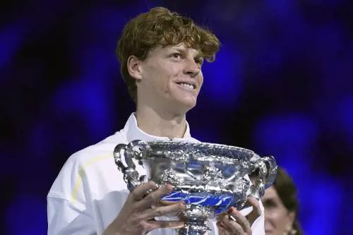 Sinner, tutti i numeri di un campione