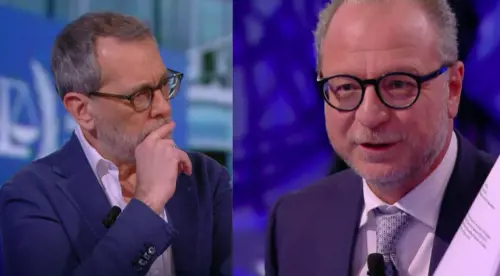 Corrado Formigli e Giorgio Mulè