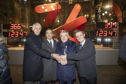 Olimpiadi, meno 365 giorni al via. "Countdown" e villaggio in Duomo