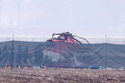 Elicottero caduto in verticale. Così è morto l'erede Rovagnati