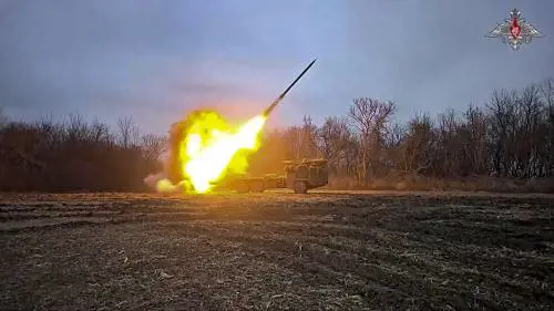Lanciarazzi russo nel Kursk