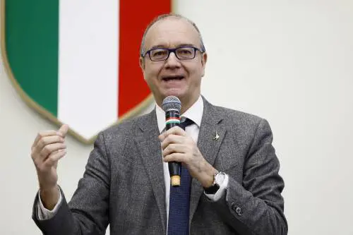 Il ministro dell'Istruzione e del Merito, Giuseppe Valditara