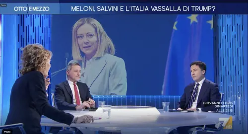 Massimo Giannini e Italo Bocchino