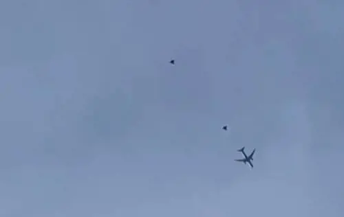 Gli Eurofighter di scorta al volo Boeing deviato per allarme bomba