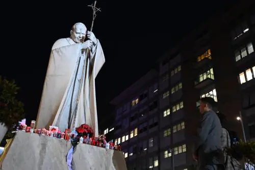 Il sangue dei donatori per Francesco