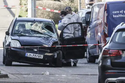 L'auto che è stata fatta schiantare sulla folla a Mannheim