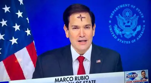 Quella croce sulla fronte riscrive la fede americana