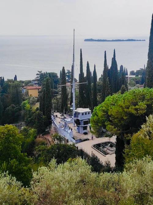 Cent'anni fa l'arrivo di Nave Puglia al Vittoriale: "Reliquia adriatica"