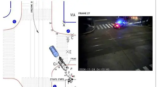 Le immagini della perizia sul caso Ramy
