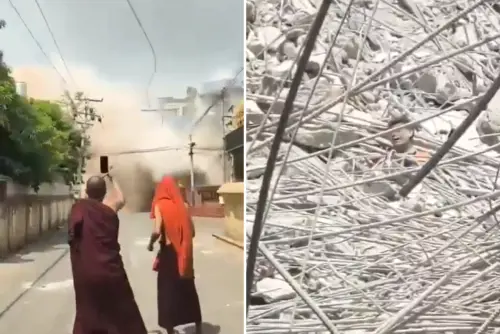 Myanmar, sisma di magnitudo 7.7. Si temono centinaia di morti, bimbi sotto le macerie
