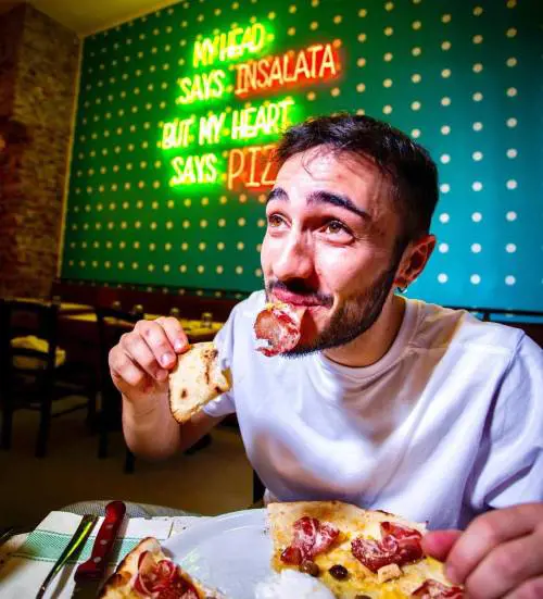 Quando la pizza finisce in Glory