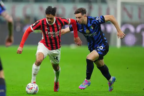 Milan-Inter 1-1, semifinale in bilico: Calhanoglu risponde ad Abraham, Maignan super