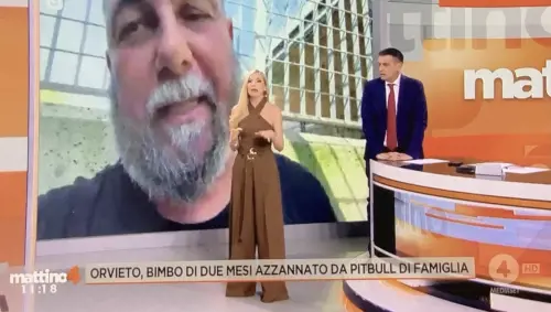 "Sta facendo il pagliaccio". Caos a Mattino 4: ecco la provocazione dell’ospite sui cani aggressivi 