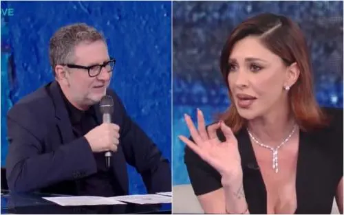 La farfallina, il nonno morto. Belen manda in tilt Fazio: "Hai fatto una figura..."