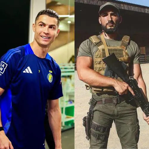 Ronaldo ingaggia un paramilitare: chi è la sua nuova guardia del corpo