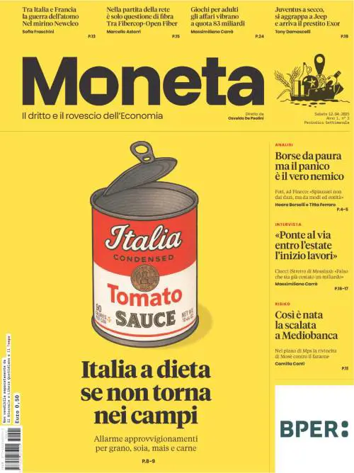 Su Moneta tavole a dieta, Ponte e un pizzico di eros