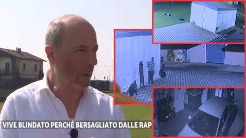 Spara ai ladri e sventa il furto, ma indagano lui: i video choc del commando