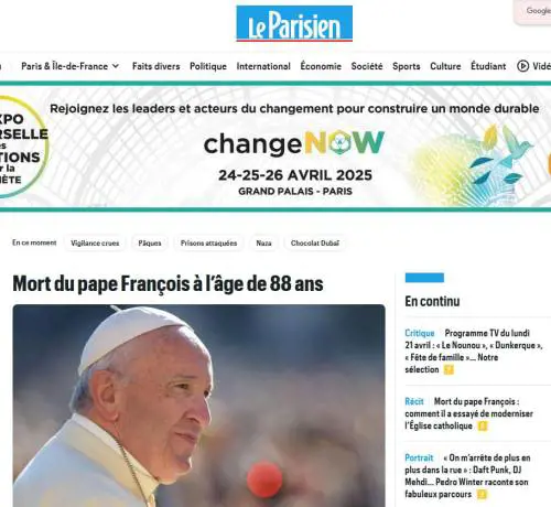 La stampa internazionale sulla morte di Papa Francesco