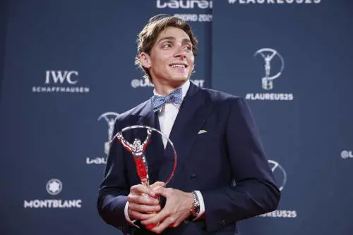  A Duplantis il Laureus Award come sportivo dell’anno, Real Madrid miglior squadra