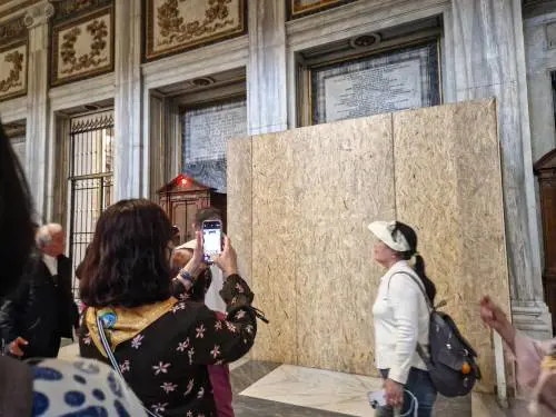 La tomba di Papa Francesco. Lavori in corso a Santa Maria Maggiore