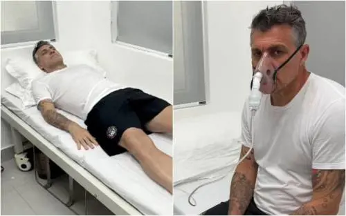 Christian Vieri, la vacanza alle Maldive finisce in ospedale: cosa è successo
