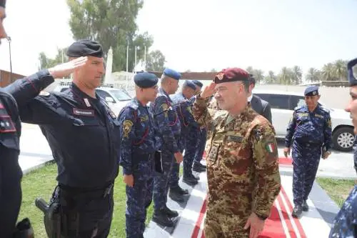 Il Comandante del COVI in Kuwait e Iraq, il saluto ai contingenti nazionali