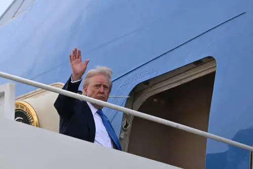 L'arrivo di Donald: "Vedrò Giorgia"