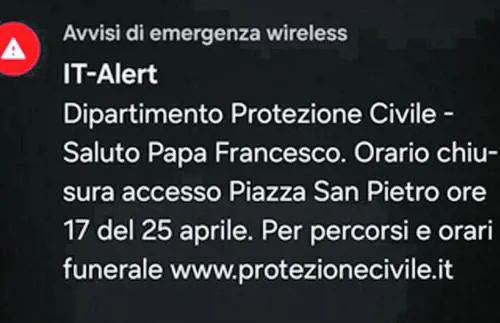 Ore 13.10, scatta l'IT-Alert. Panico e polemiche a Roma