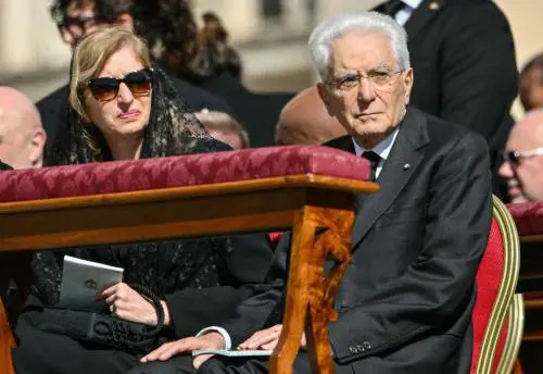 L'arrivo dei leader a San Pietro